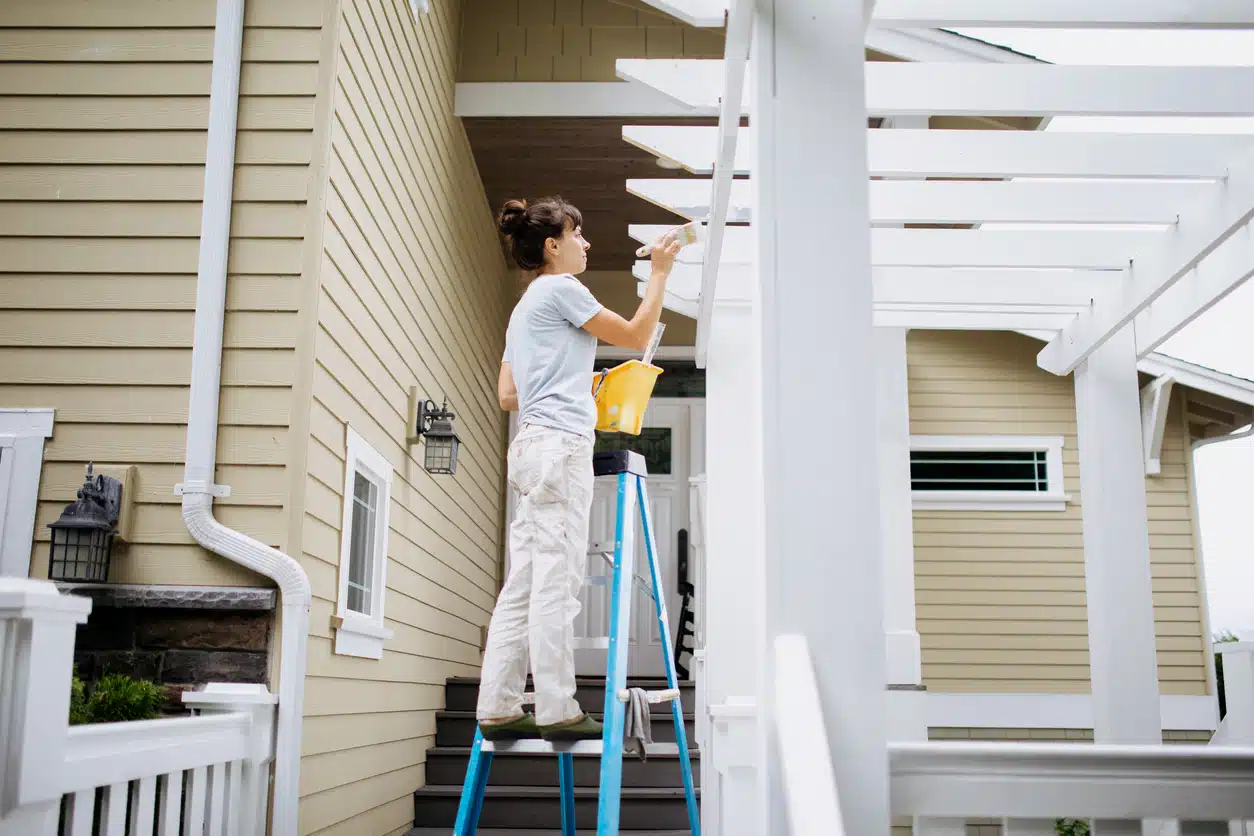 Summer outdoor home painting kansas city bates painting