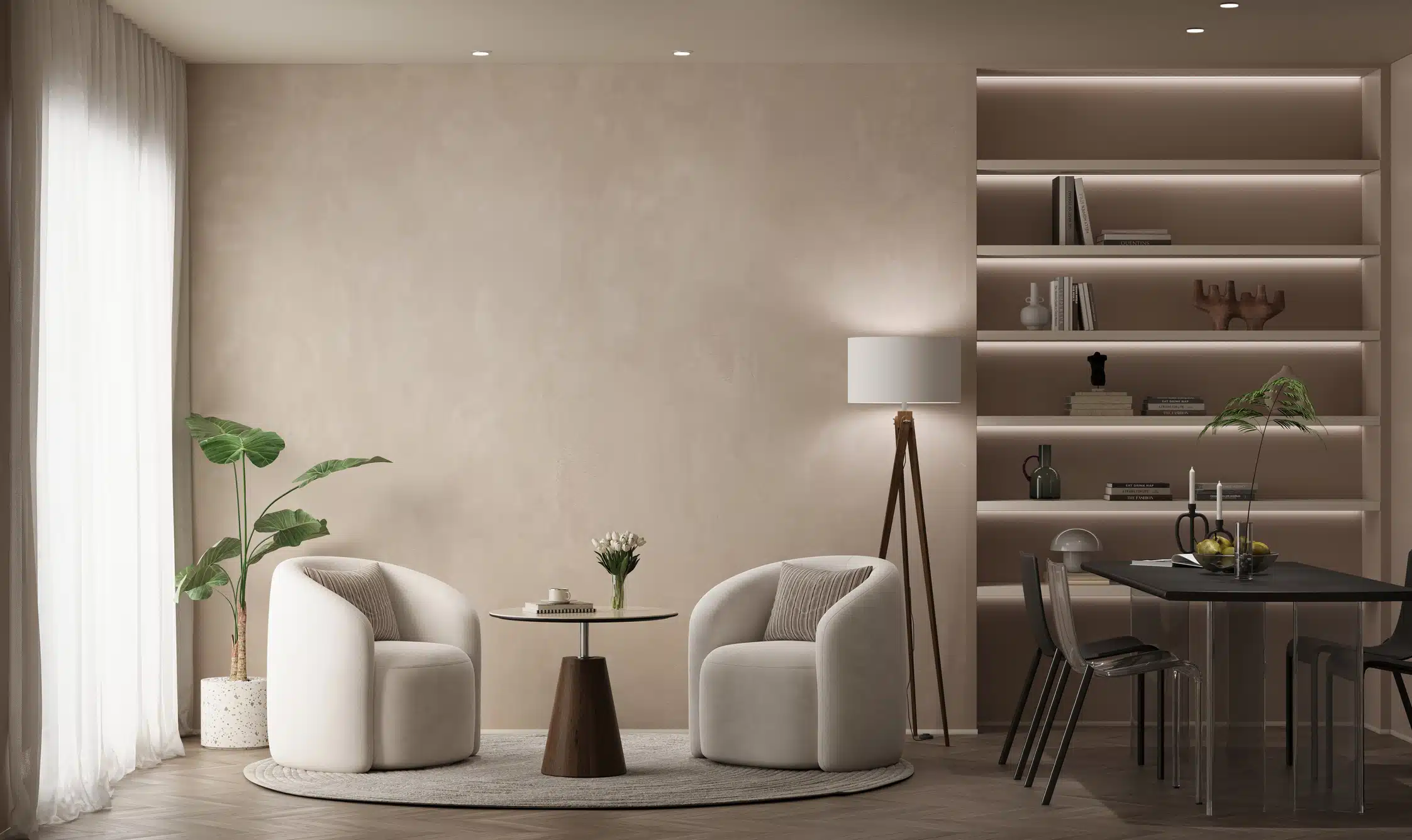 Limewash in home